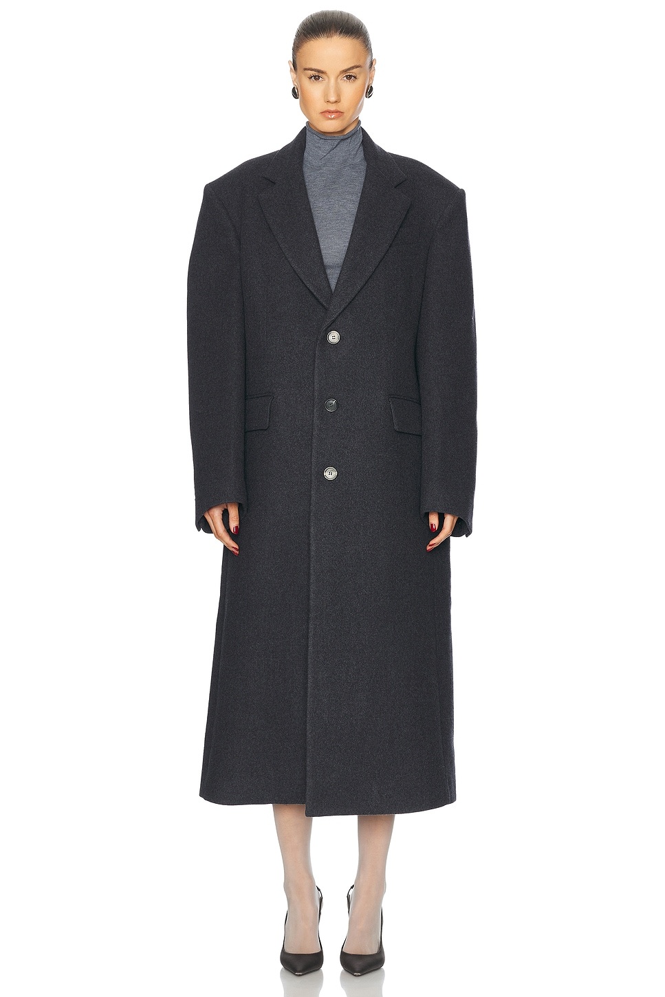 Single Breasted Coat - 2