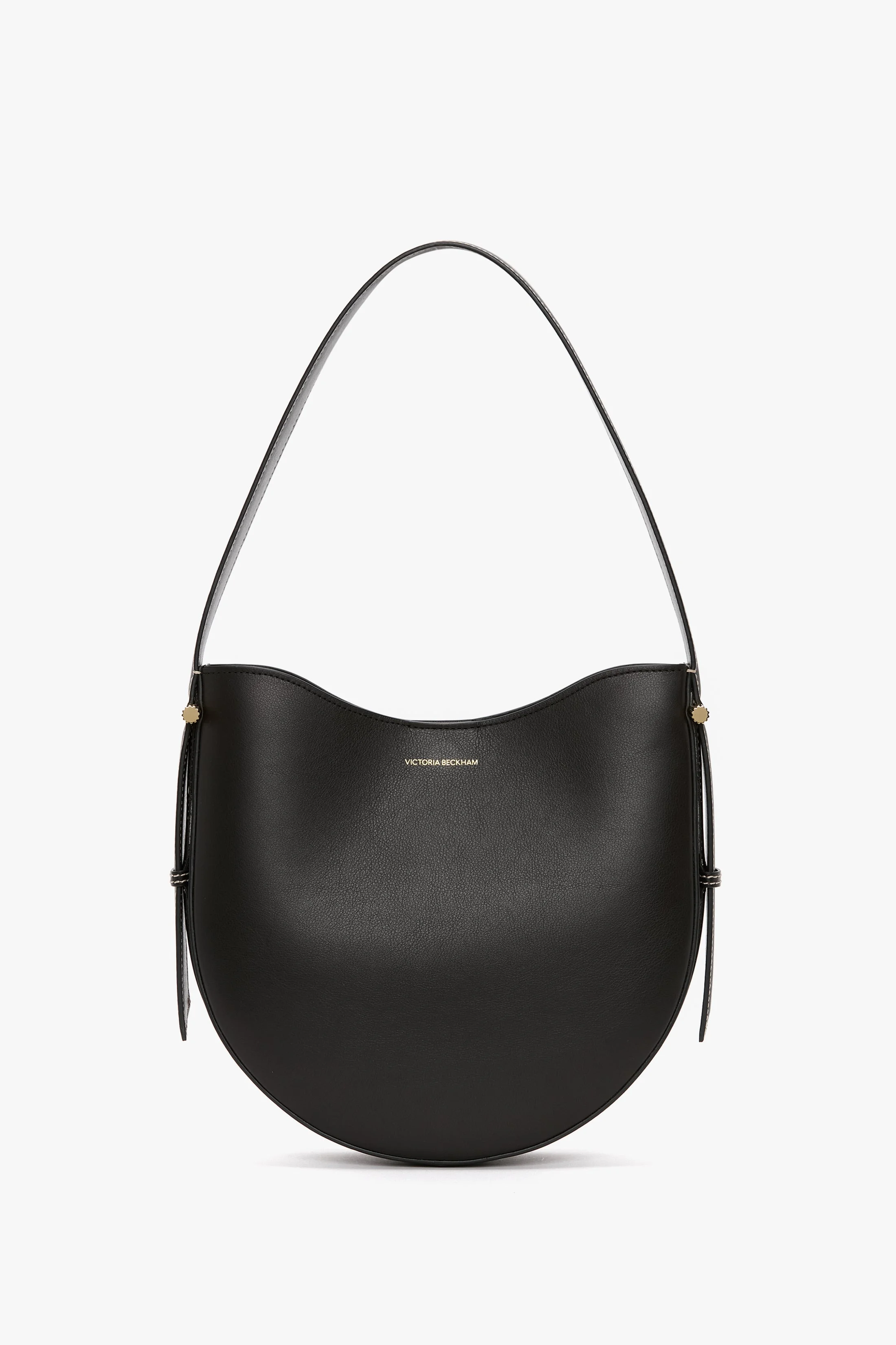 Dia Hobo Bag In Black Smooth Leather - 1