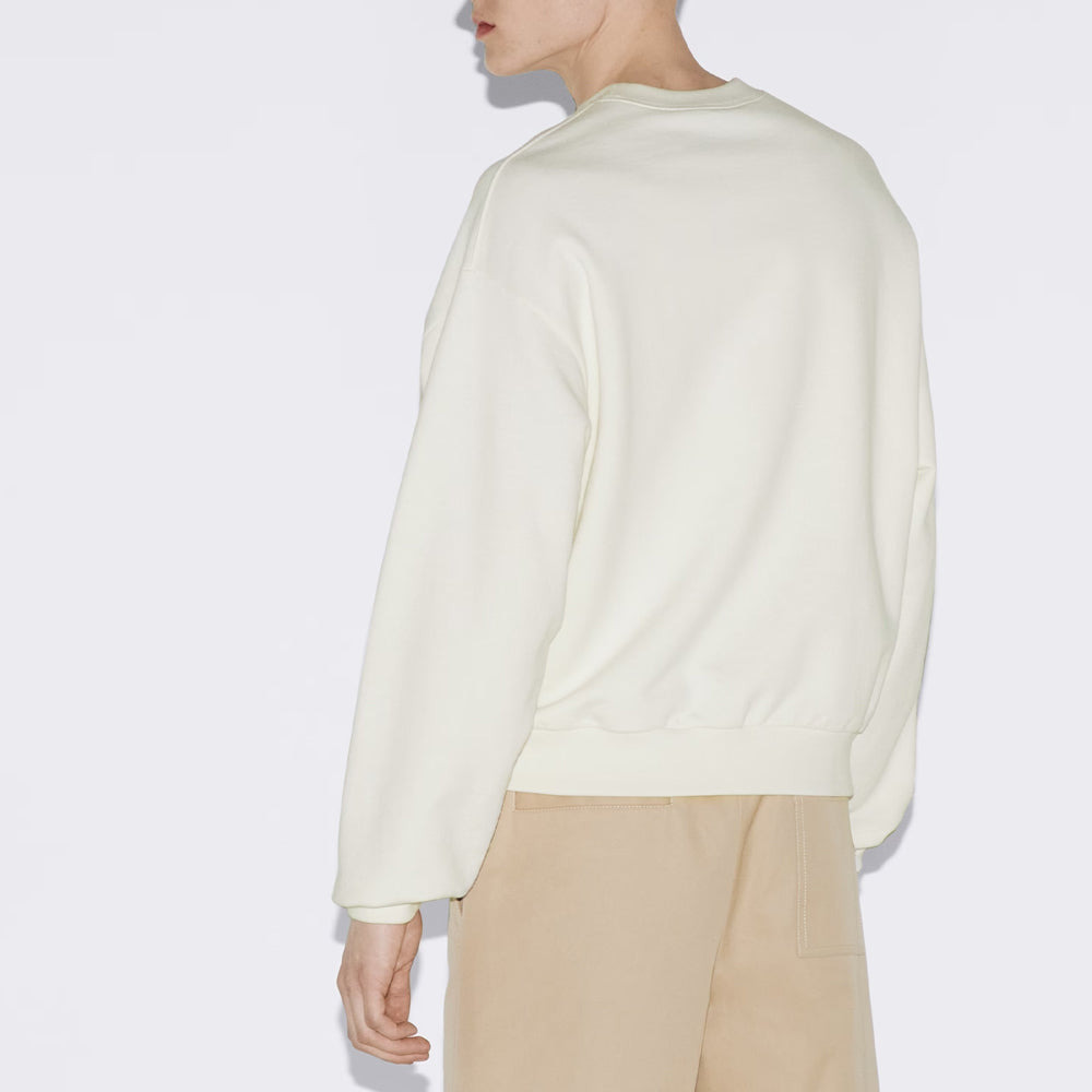 Gucci Cotton Jersey Sweatshirt With Gucci Print 'Off White' 768530-XJGI6-9095 - 3