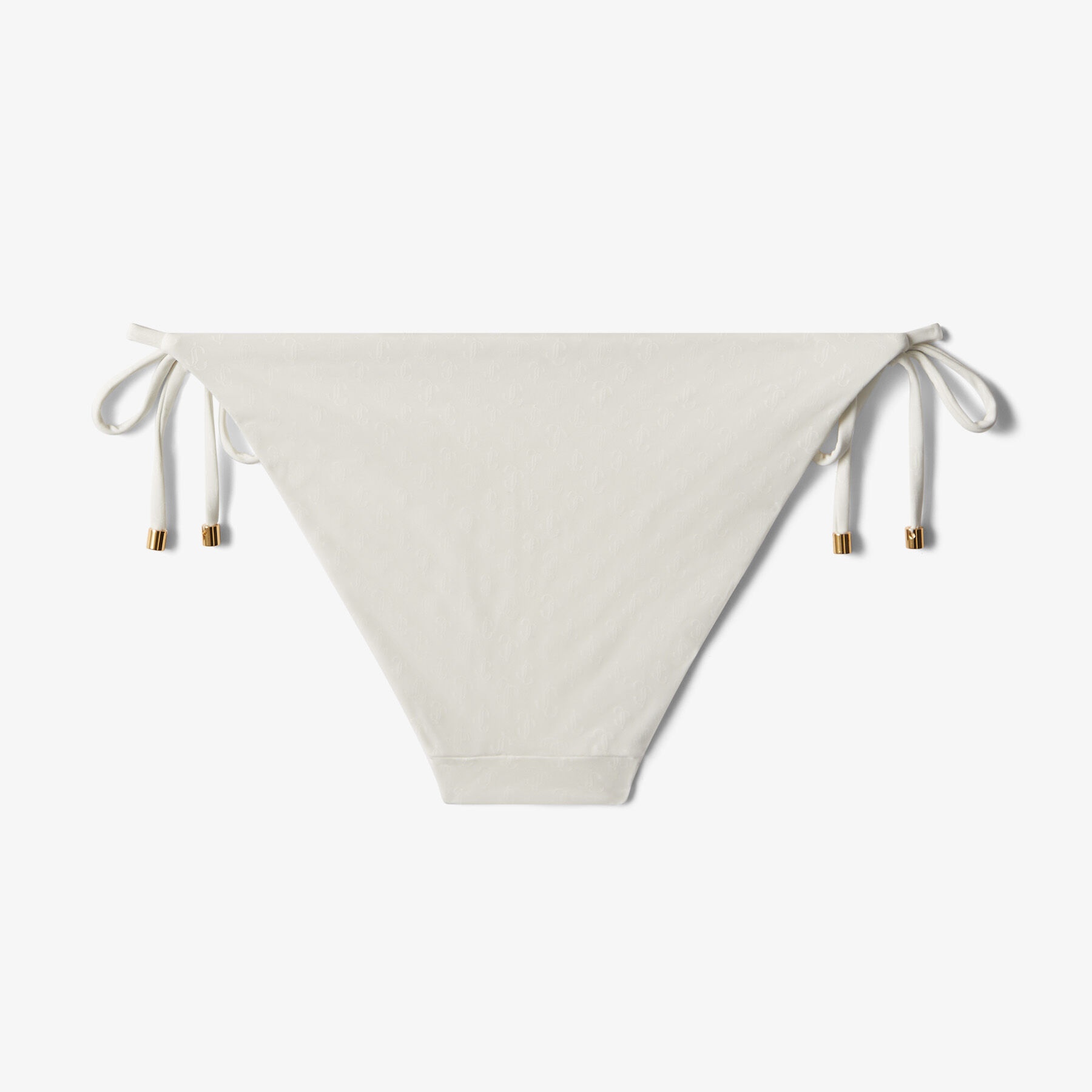 Aubrie
Latte JC Monogram-Print Regenerated Nylon and Lycra Triangle Bikini Brief - 3