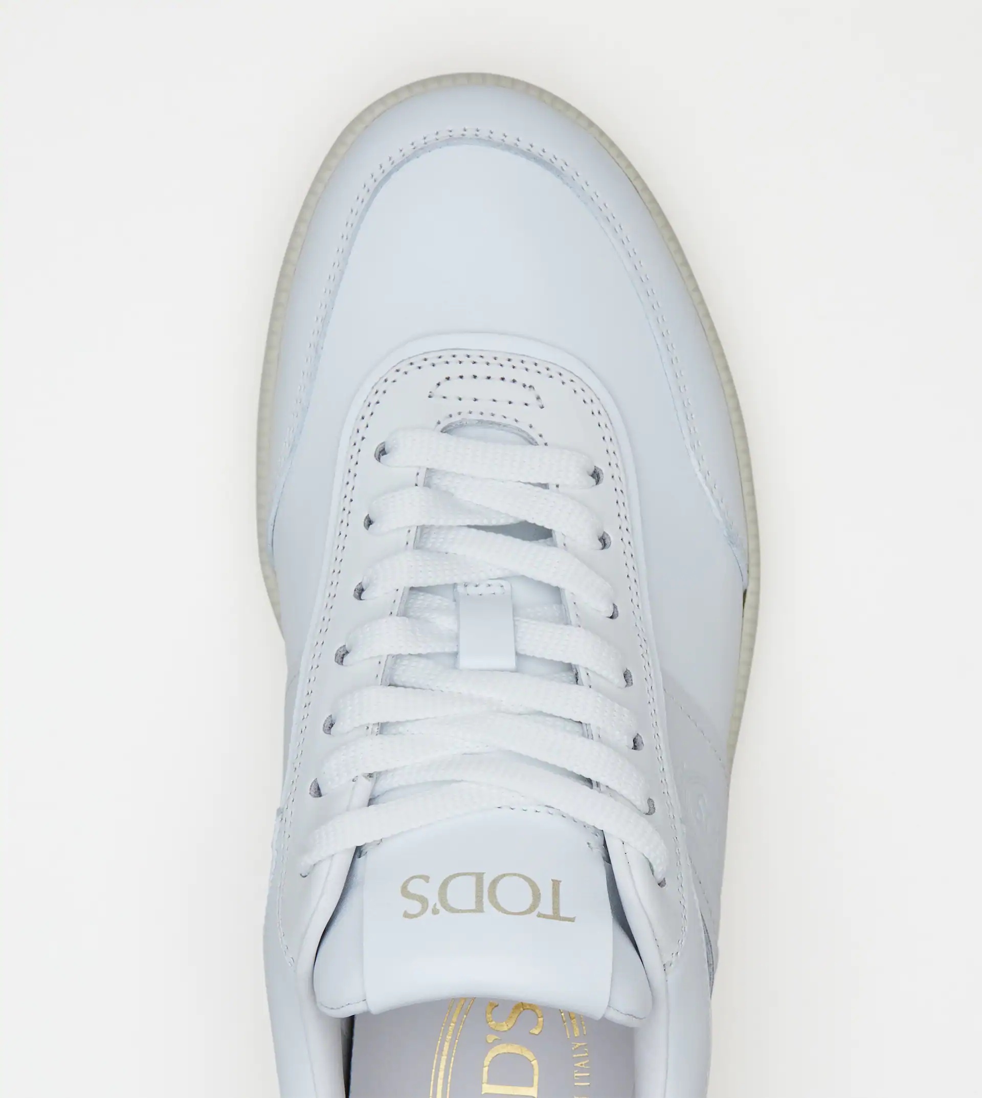 TOD’S TABS SNEAKERS IN LEATHER - WHITE - 5