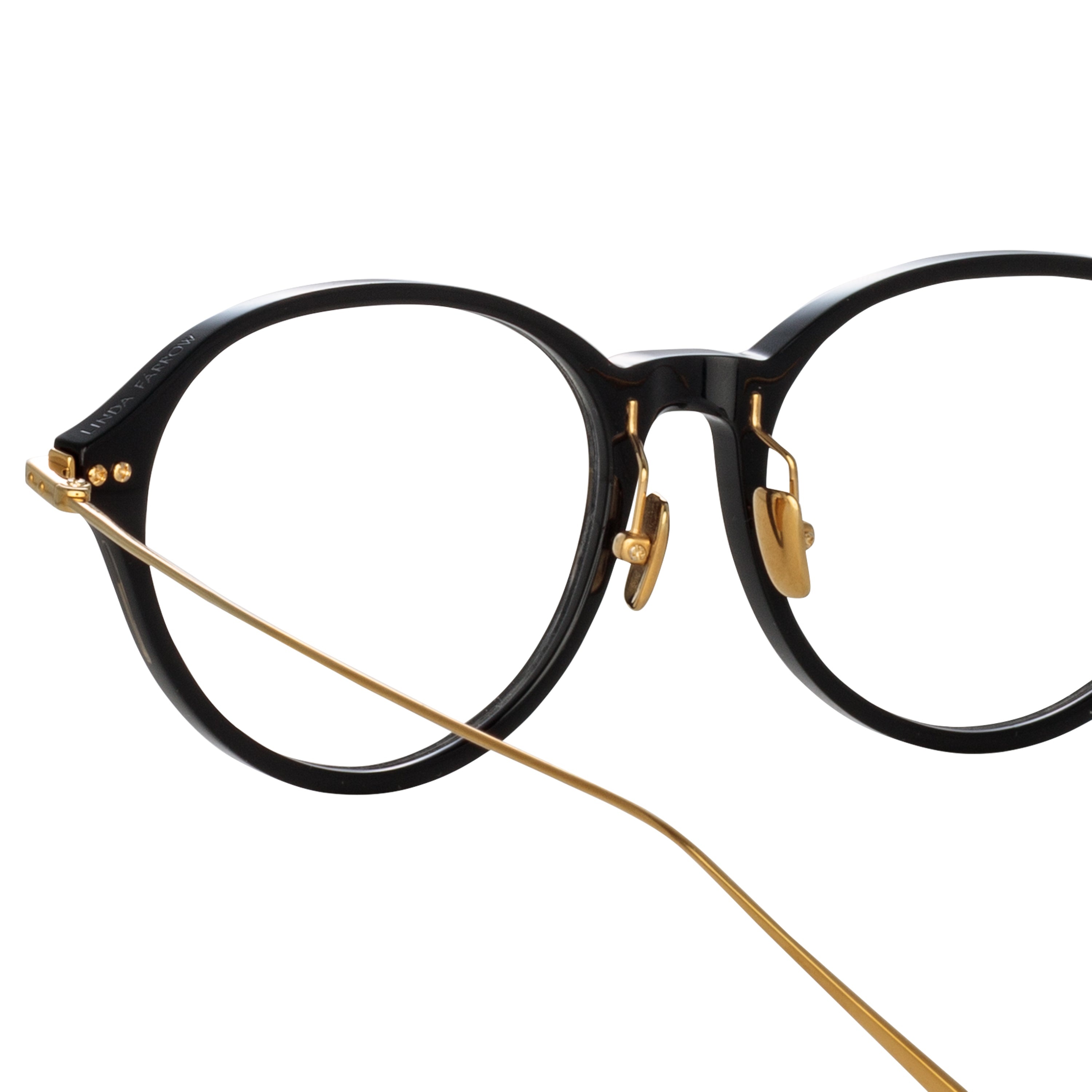 PEARCE OVAL OPTICAL FRAME IN BLACK (ASIAN FIT) - 5