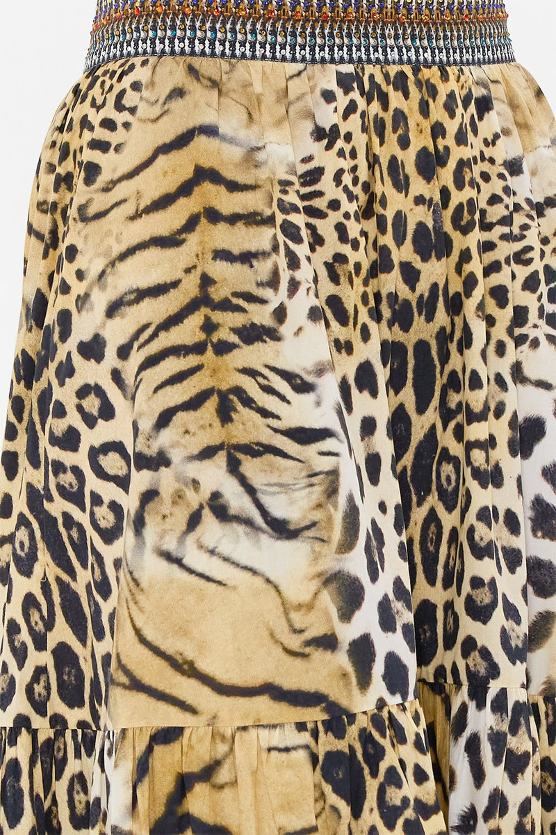 HIGH WAISTED TIERED SKIRT 6