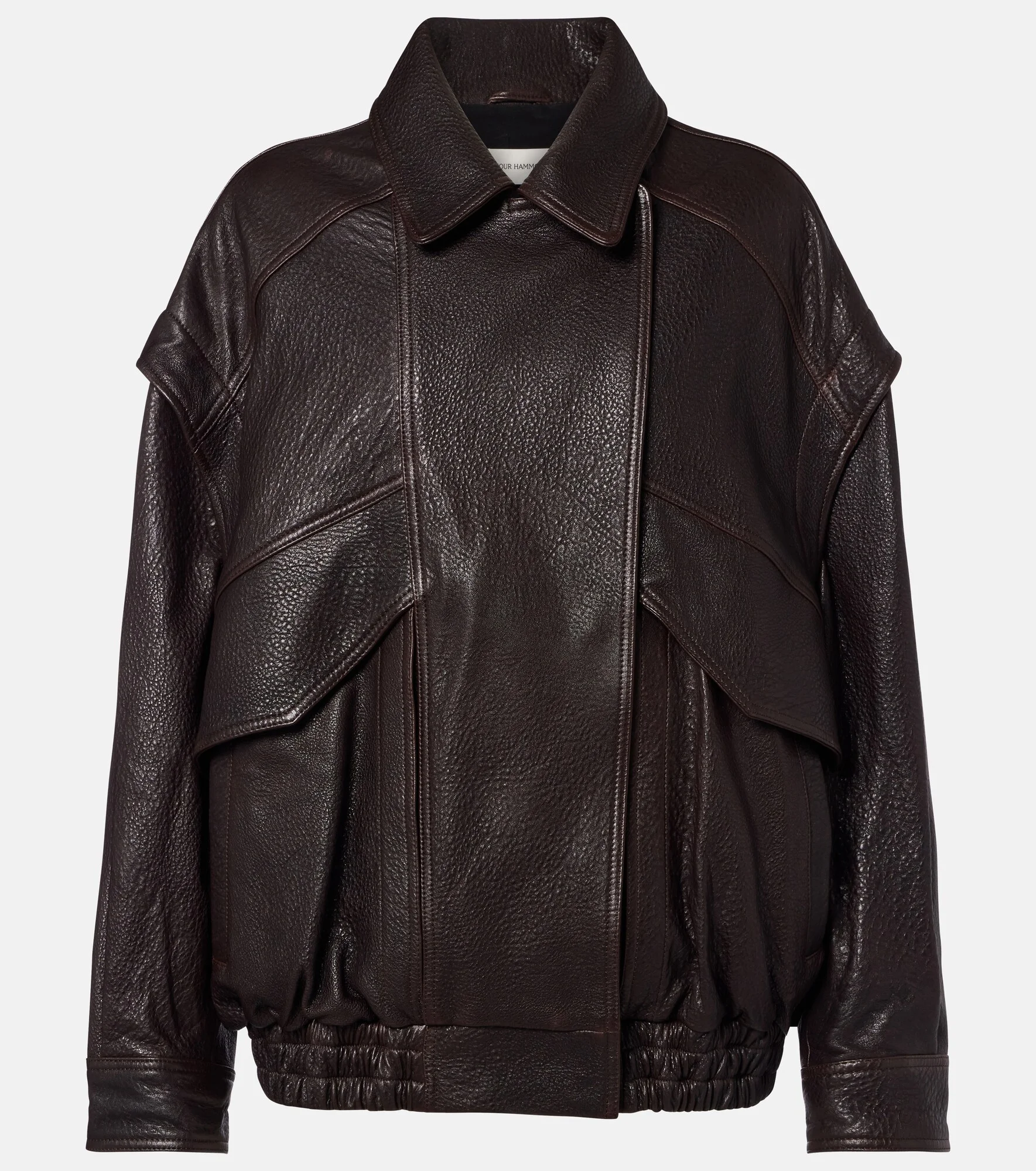 Micah leather bomber jacket - 1