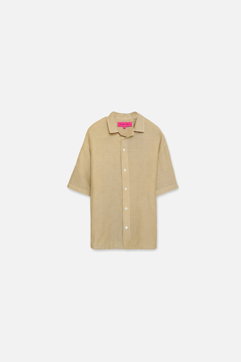 JAQUARD SILK CAMP SHIRT 1