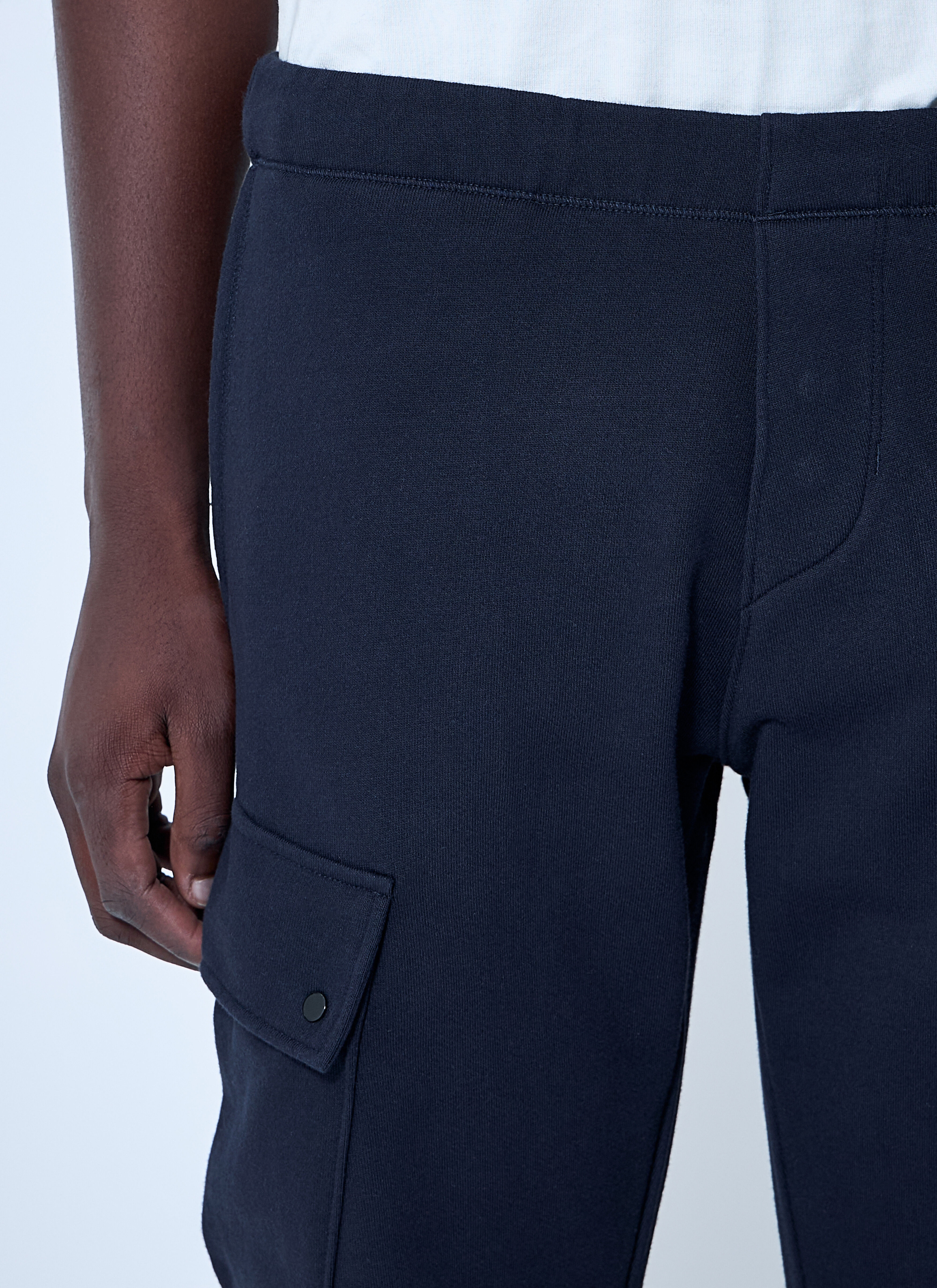 Diagonal Raised Fleece Cargo Pants - 5