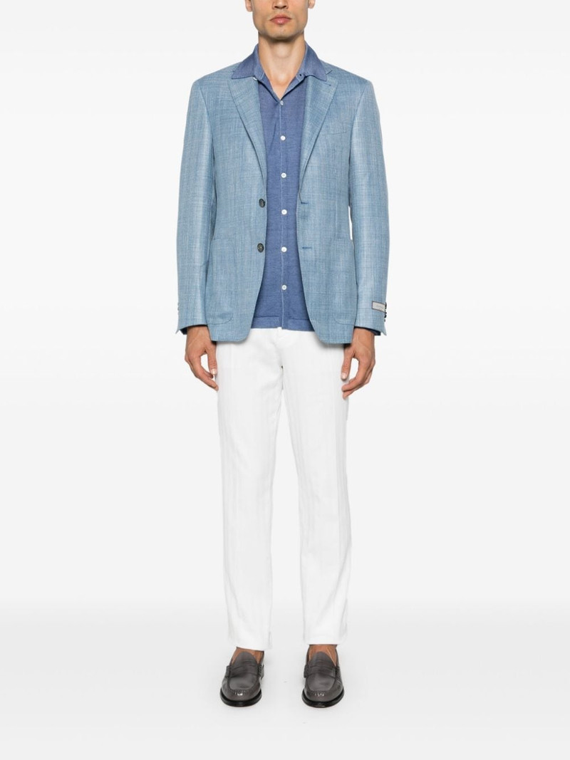 Canali interwoven blazer outlook