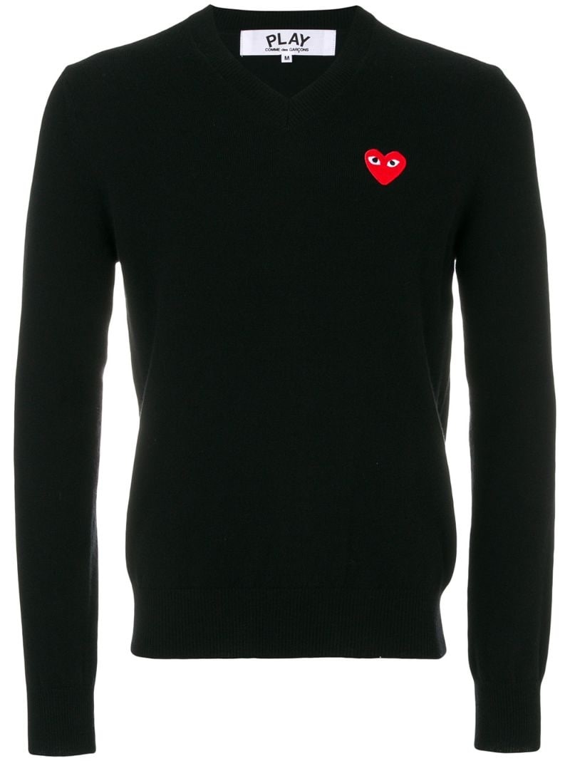 heart logo sweater - 1