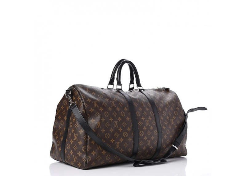 Louis Vuitton Louis Vuitton Keepall Bandouliere Monogram Macassar (Without Accessories) 55 Brown/Black outlook