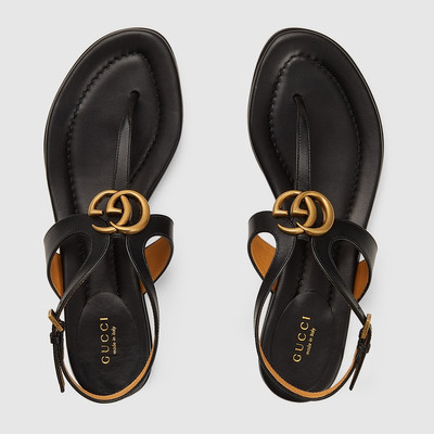 GUCCI Women's Double G thong sandal outlook