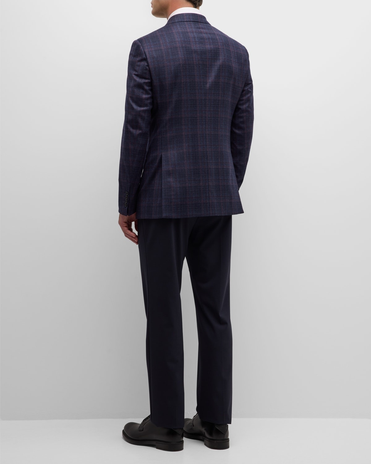 Men's Plaid Sport Coat - 4