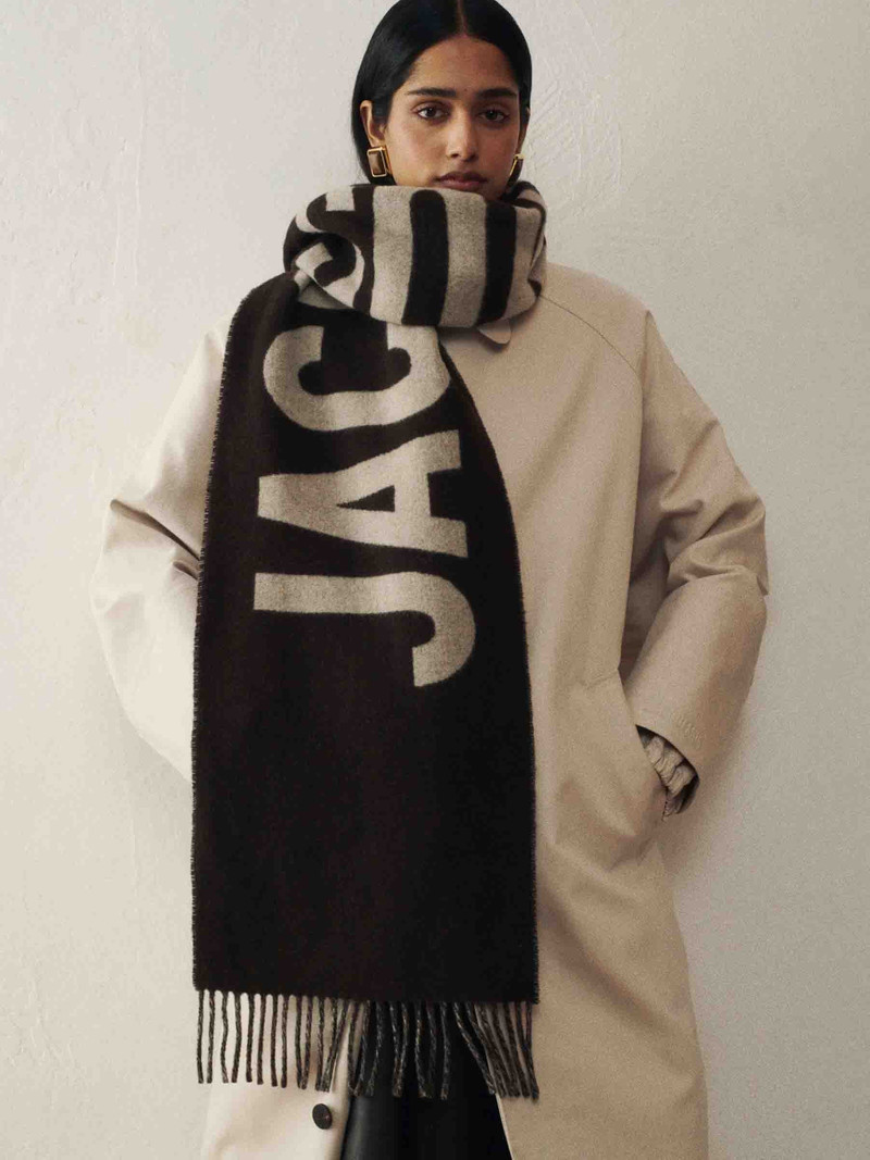 JACQUEMUS WOOL JACQUARD SCARF outlook