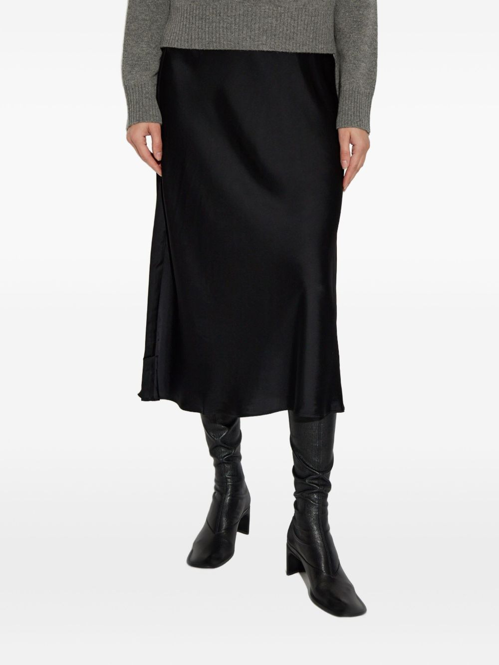 bias-cut midi skirt - 3