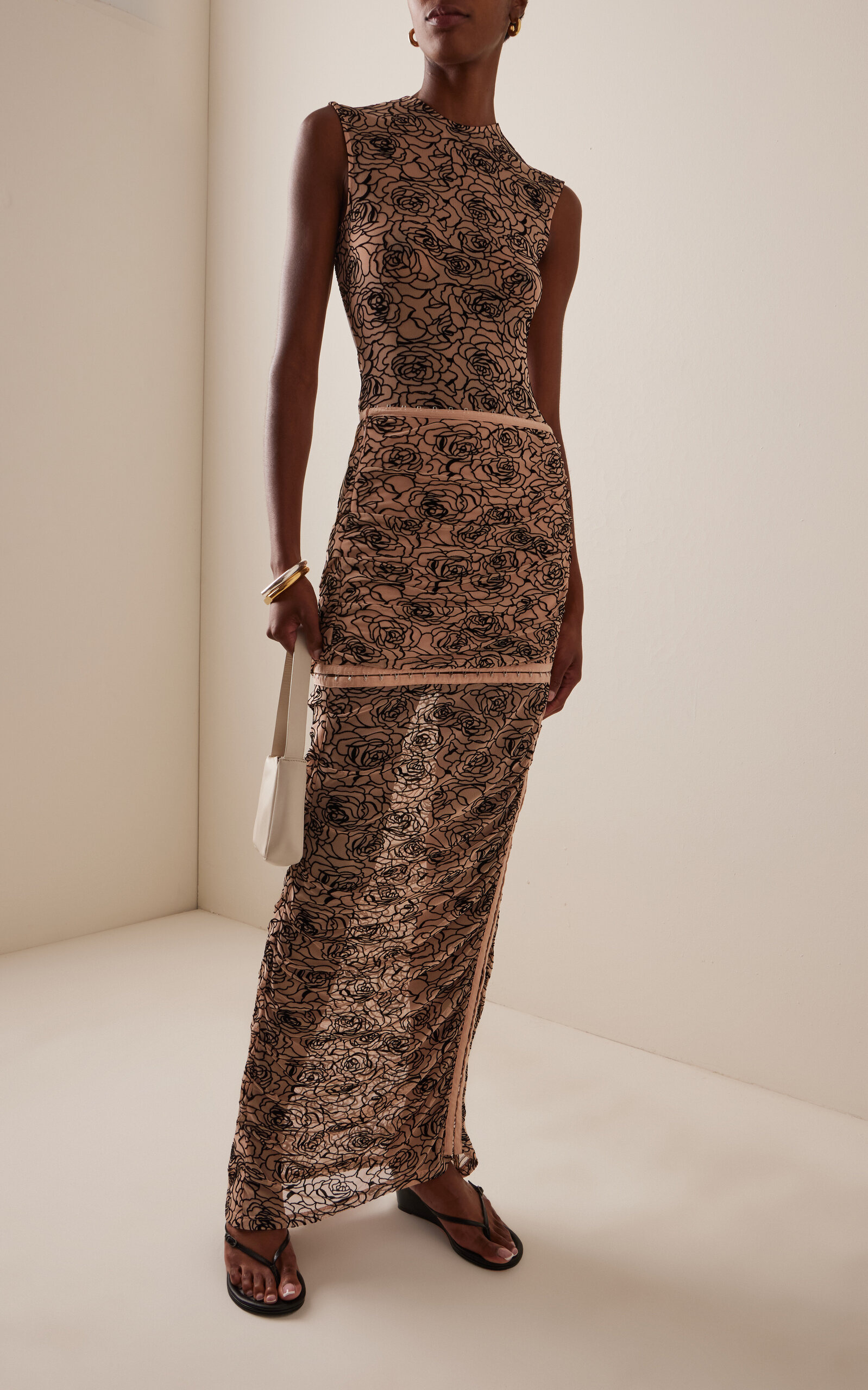 Floral Printed Backless Top multi - 3