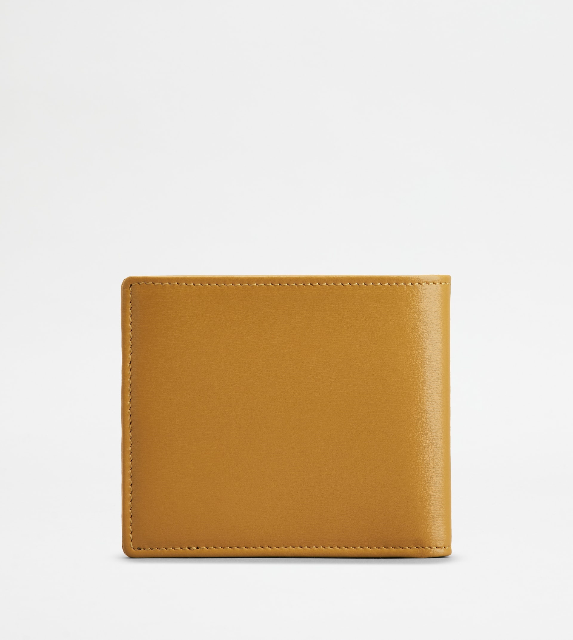 TOD'S WALLET IN LEATHER - YELLOW - 3
