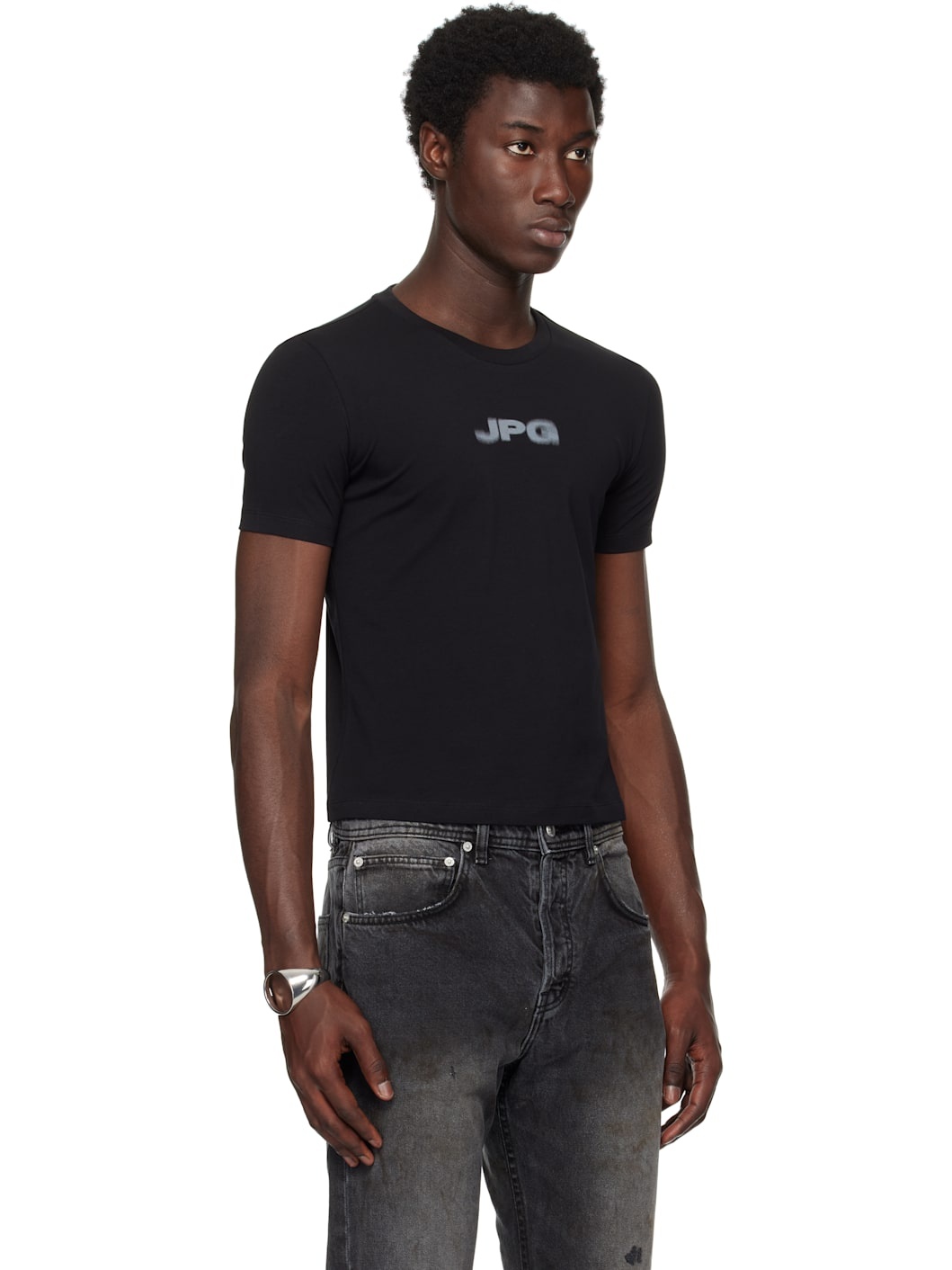 Black 'The JPG' Baby T-shirt - 2