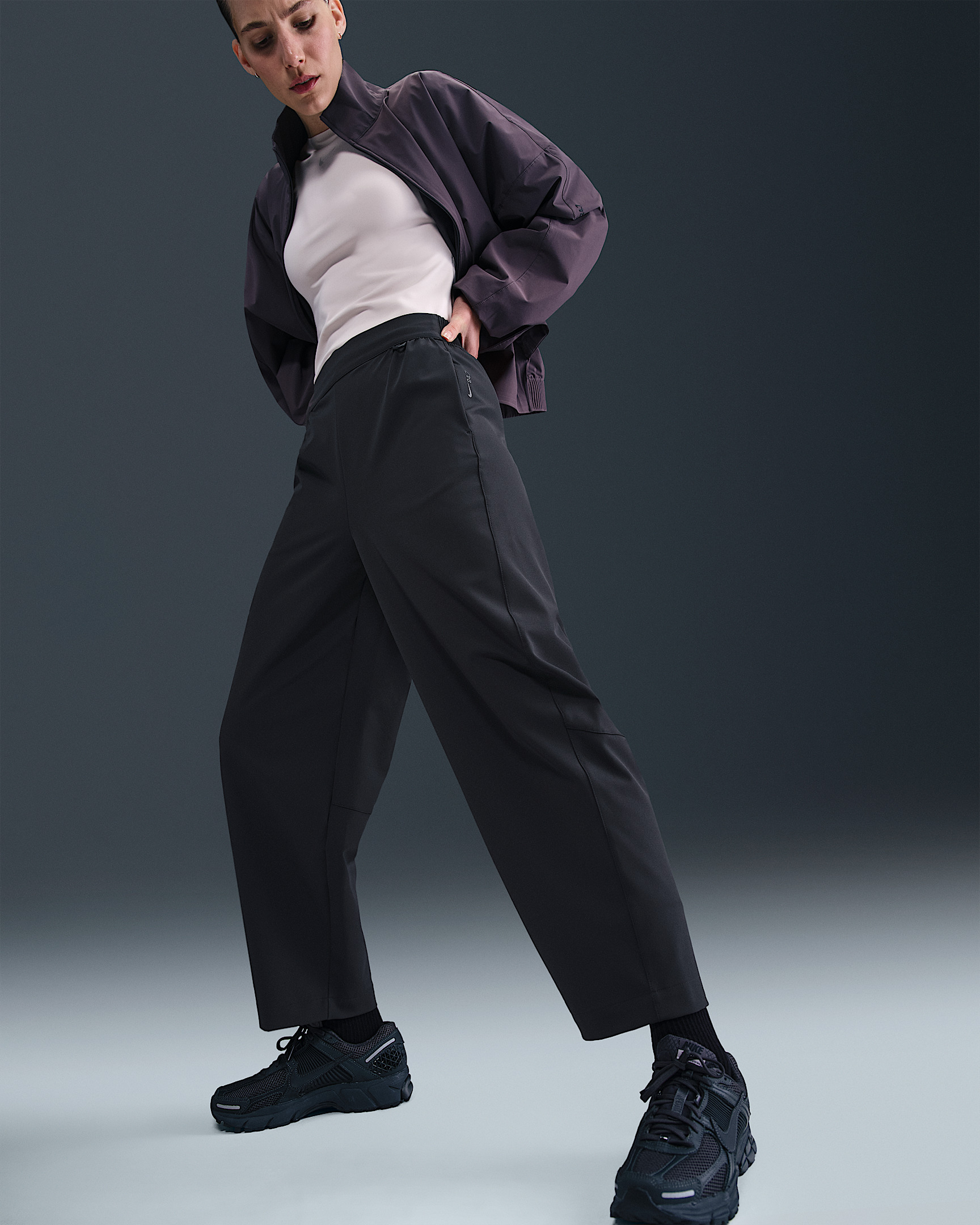Nike 24.7 PerfectStretch Women's Dri-FIT High-Waisted Loose Barrel-Leg Pants - 5