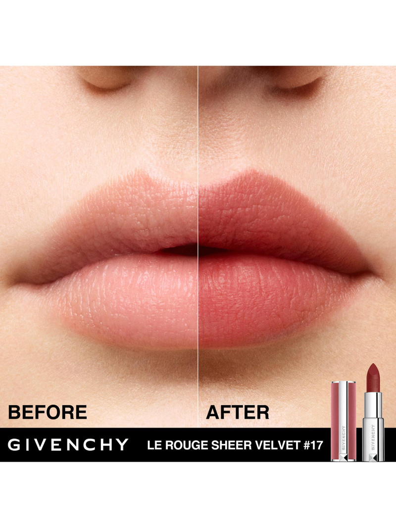 Women's Le Rouge Sheer Velvet Lipstick - 17 Rouge Erable 4