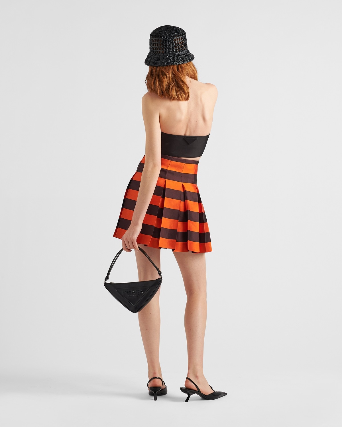 Printed silk and wool skirt - 5