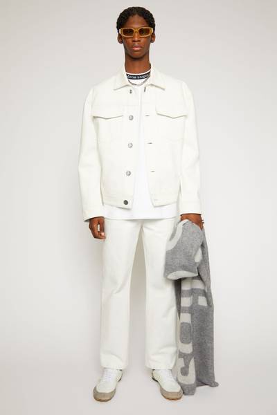 Acne Studios Cotton twill jacket off white outlook