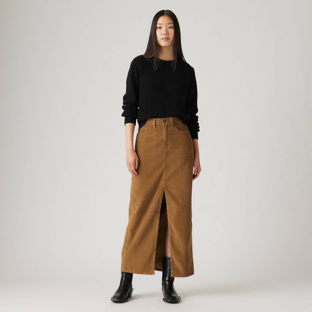 ANKLE COLUMN SKIRT - 2