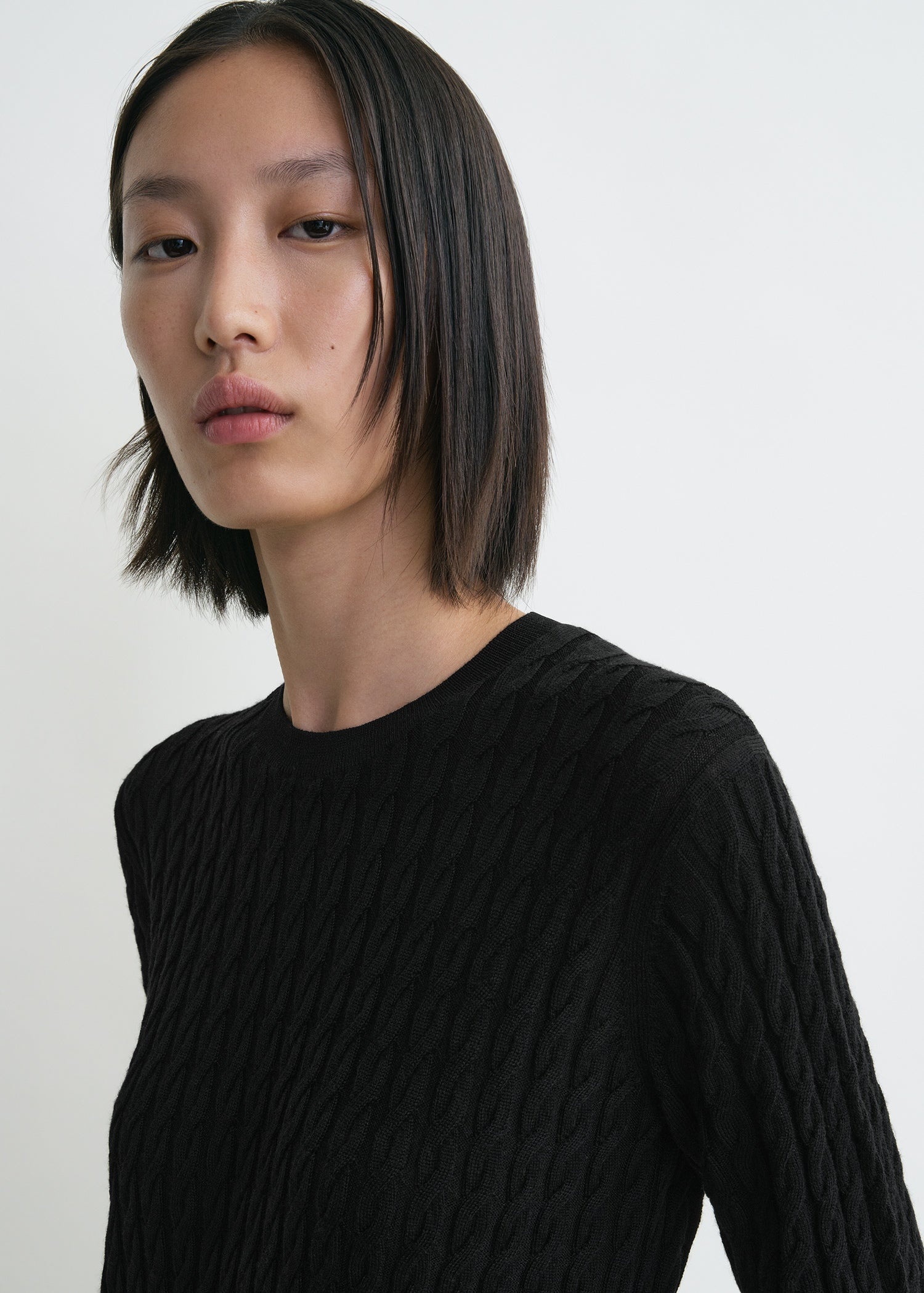 Cable knit dress black - 6
