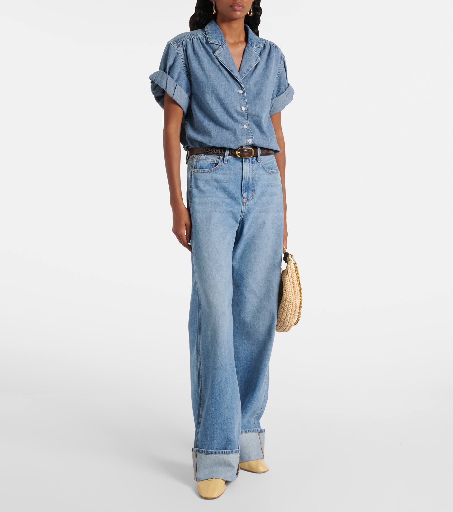 Taylor high-rise wide-leg jeans - 2