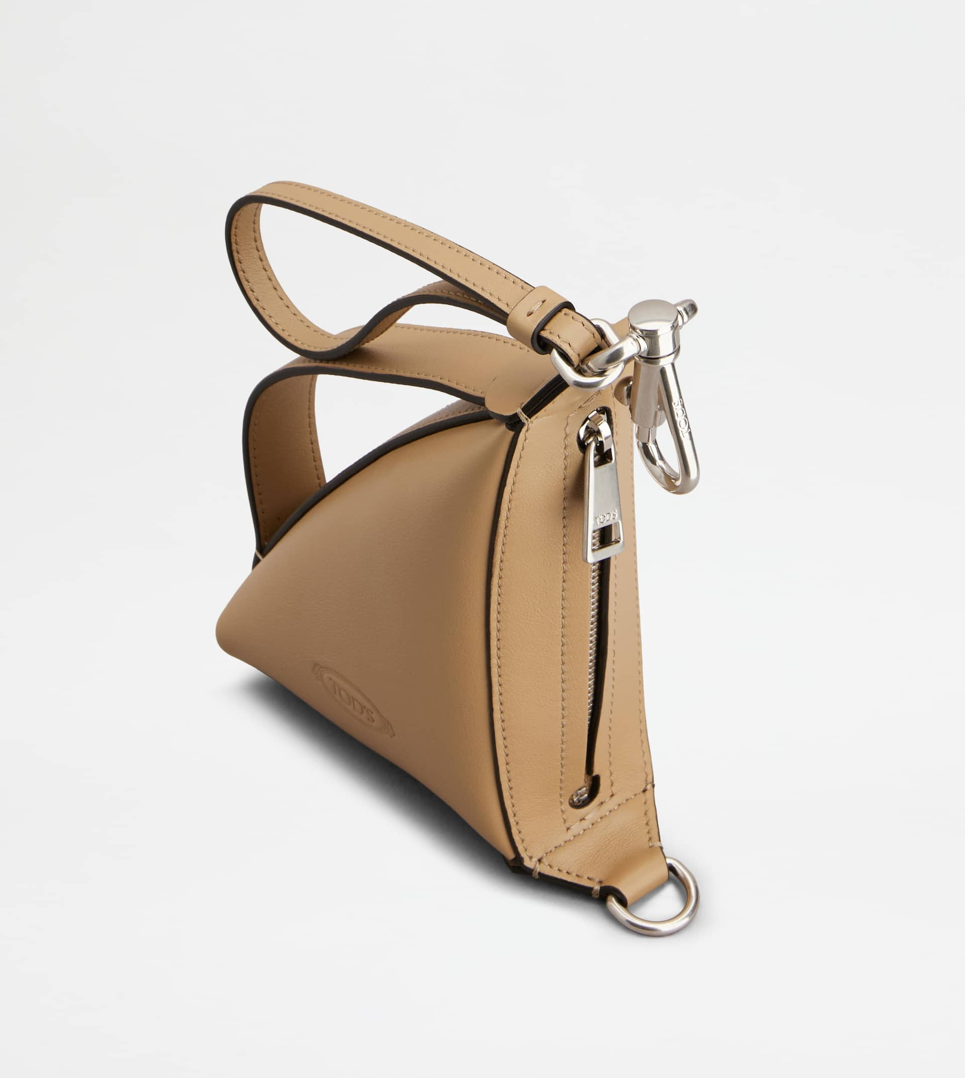 COIN PURSE IN LEATHER - BEIGE - 2