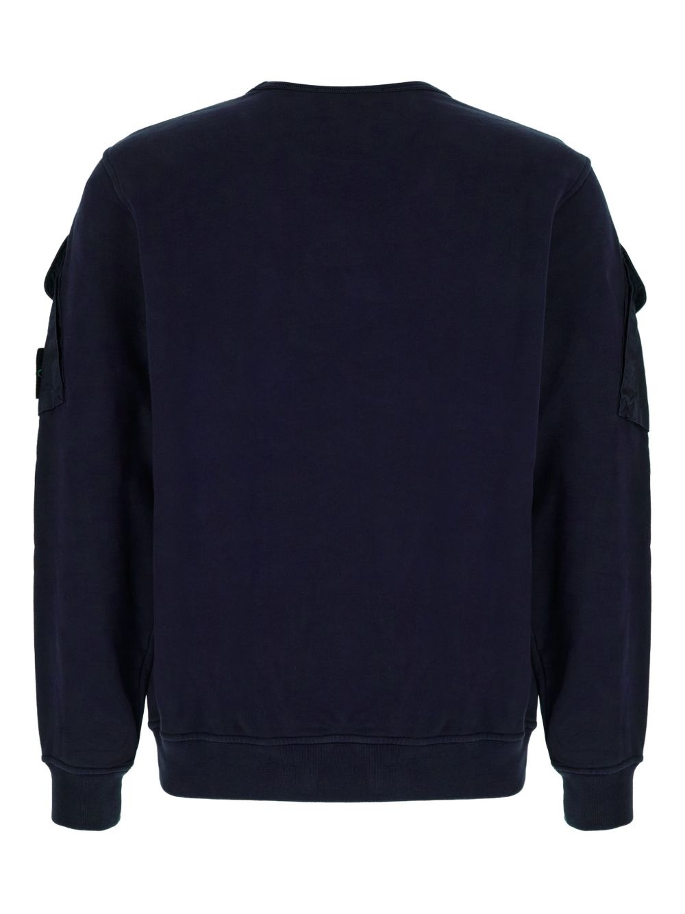 6100008 pocket-detail cotton sweatshirt - 2