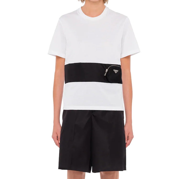 PRADA Knit Short Sleeve White 135684-1XBH-F0964-S-202 - 2