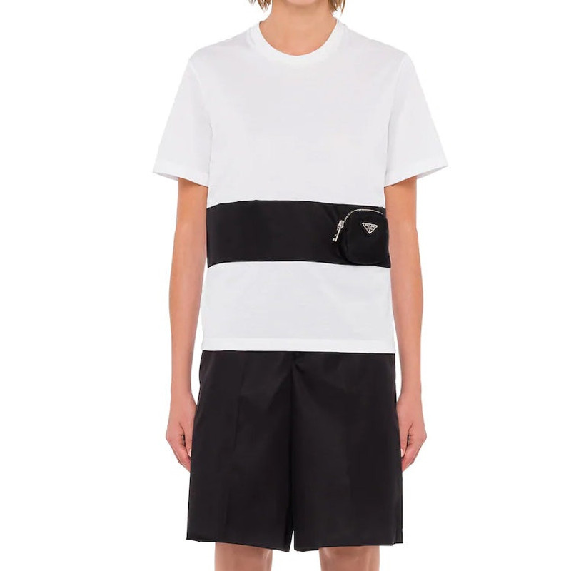 Prada PRADA Knit Short Sleeve White 135684-1XBH-F0964-S-202 outlook