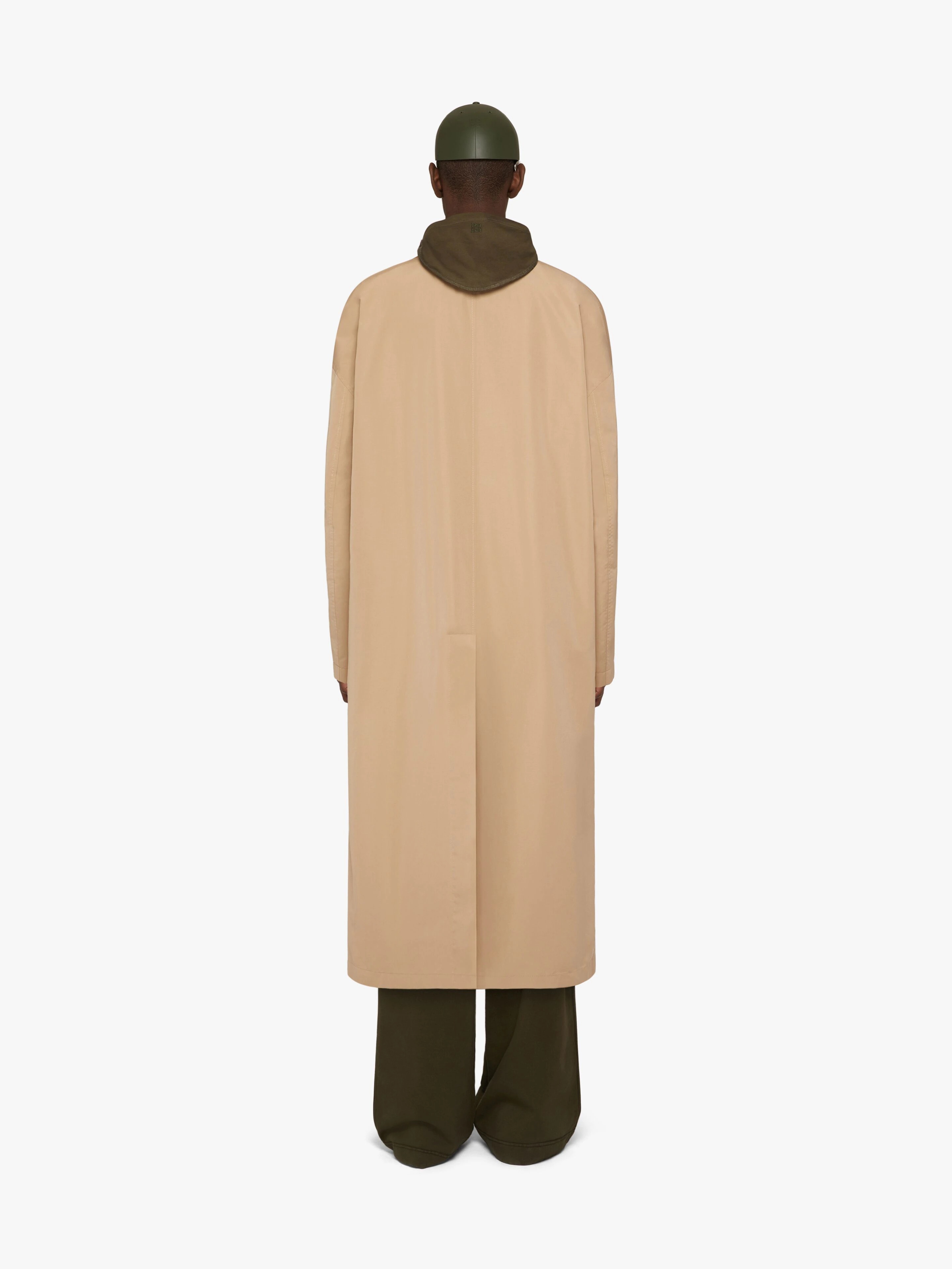 TRENCH COAT IN COTTON TAFFETA - 4