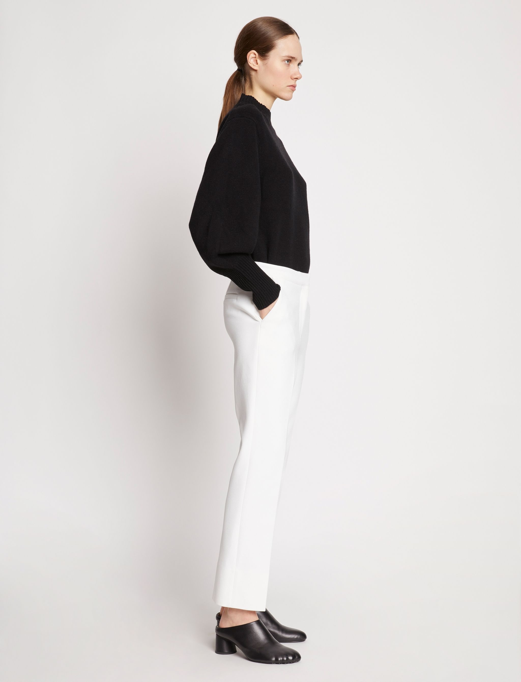 Bi-Stretch Crepe Pants - 3