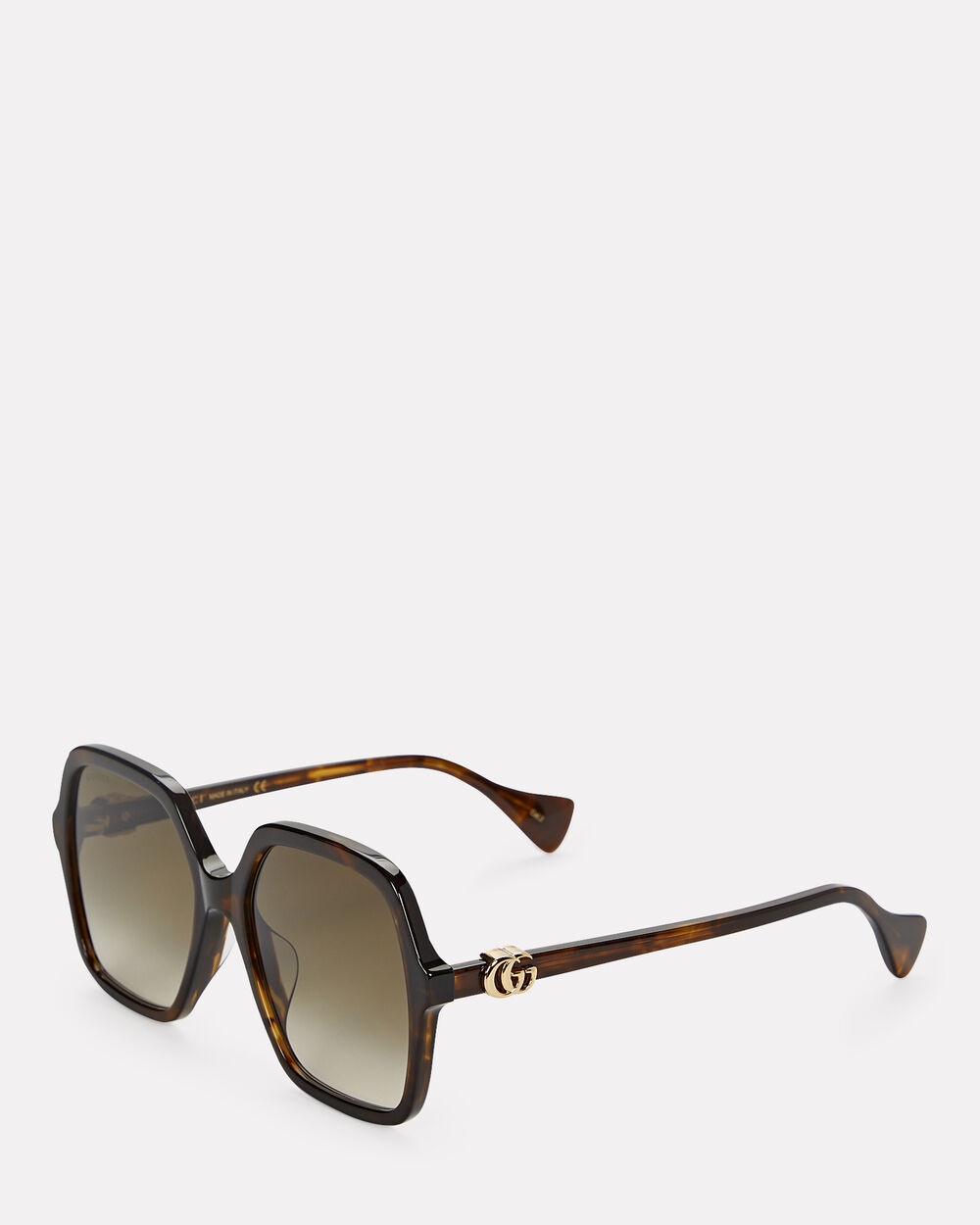 Oversized Tortoiseshell Square Sunglasses - 2