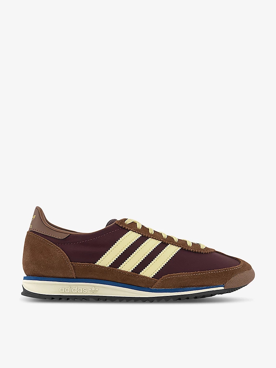 adidas x Wales Bonner brand-stripe woven low-top trainers - 1