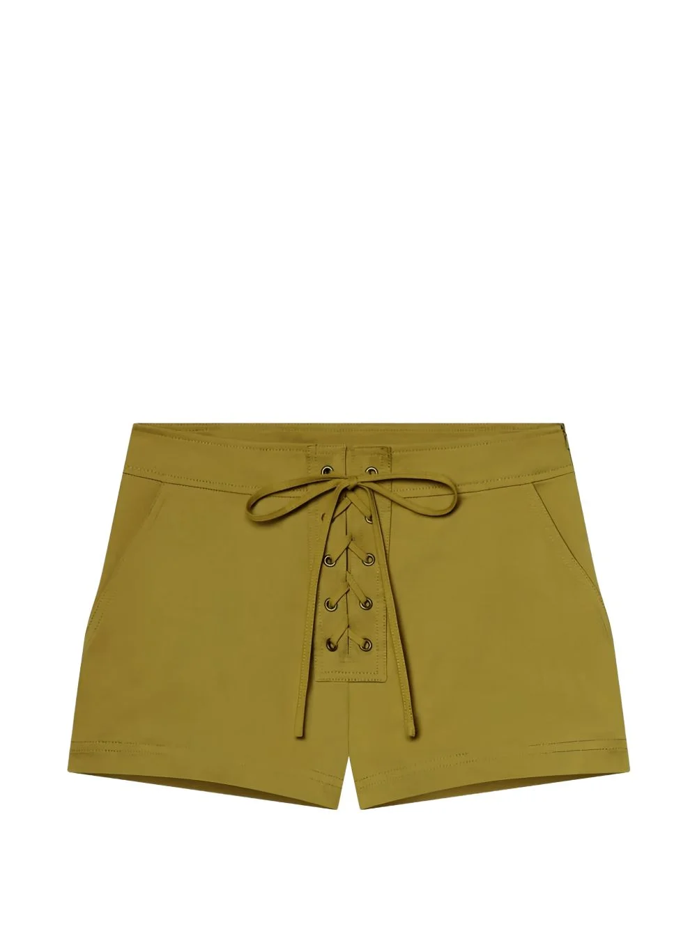 Leon lace-up eyelet shorts - 1