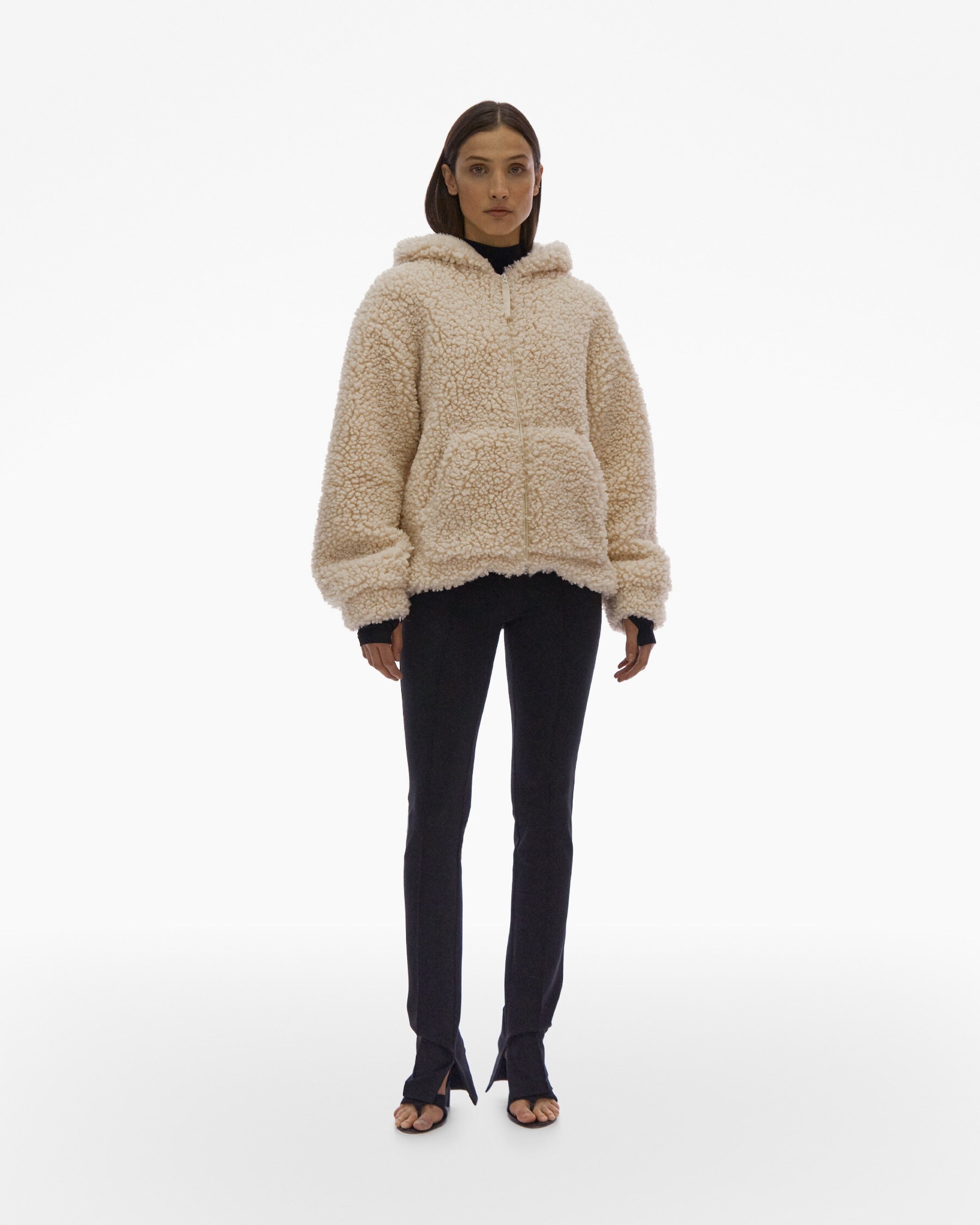 FAUX SHEARLING JACKET - 2