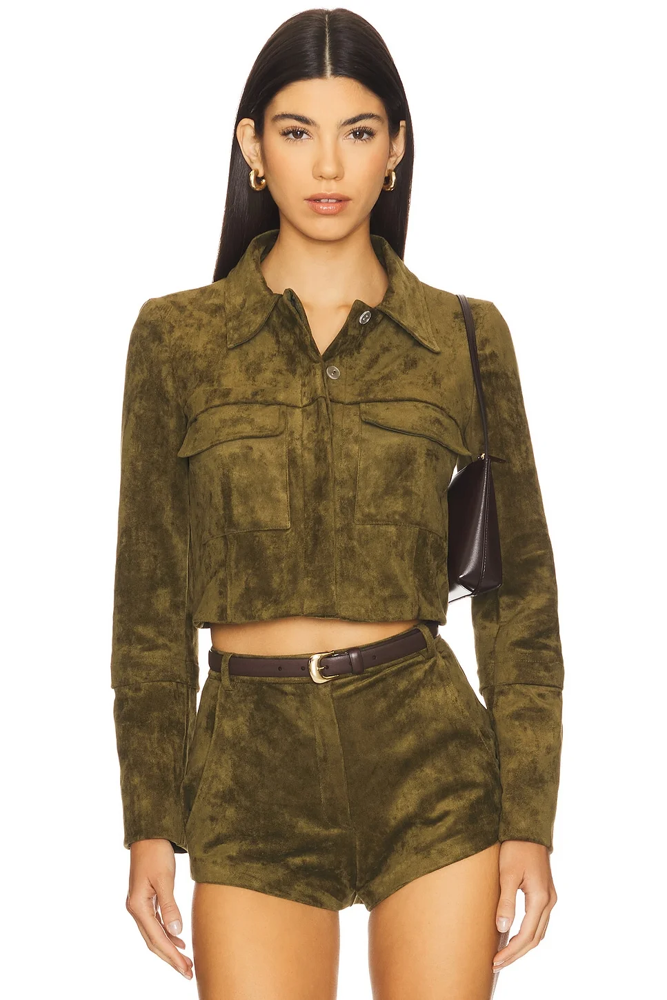 x REVOLVE Lucas Suede Jacket - 1