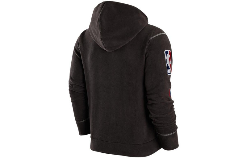 Nike Nike NBA logo hooded jacket 'Black' DR2286-254 outlook