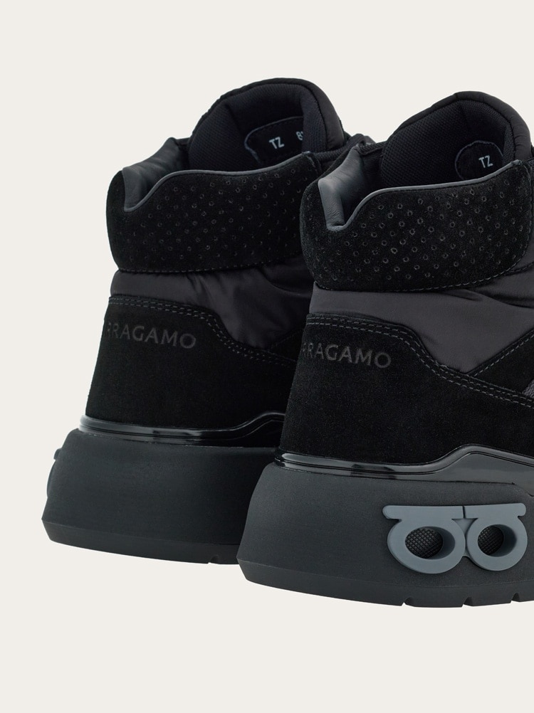 HIGH SNEAKER WITH TREKKING DETAILS - 3