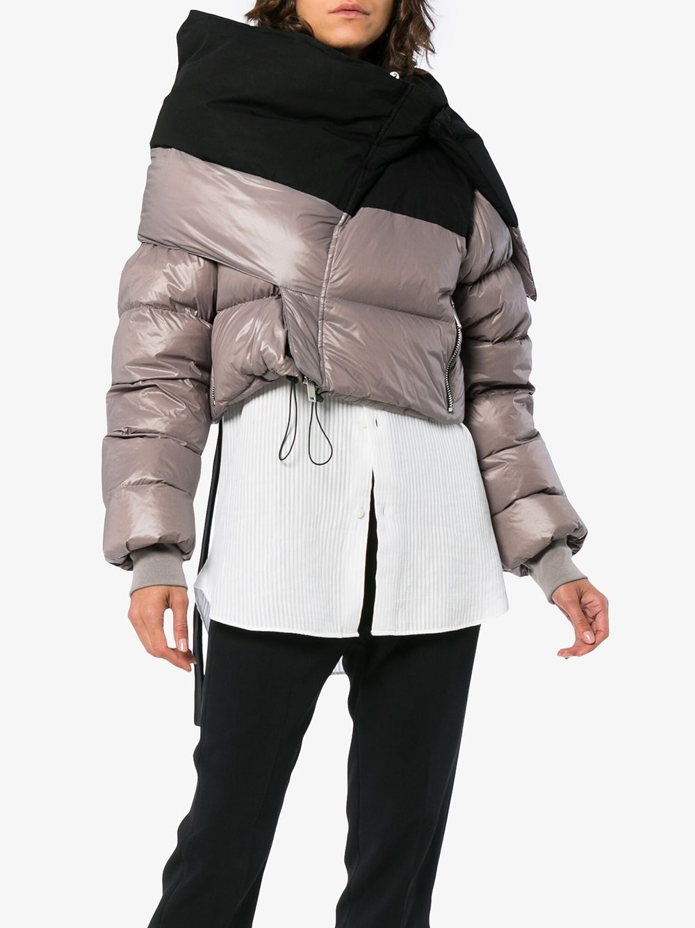 long sleeve coat puffer - 3