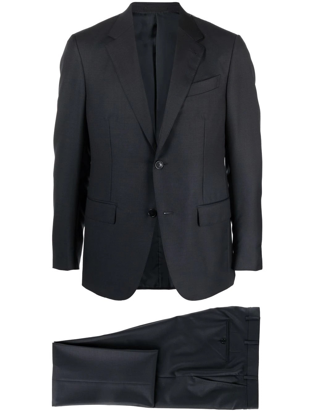 single-breasted two-piece suit - 1