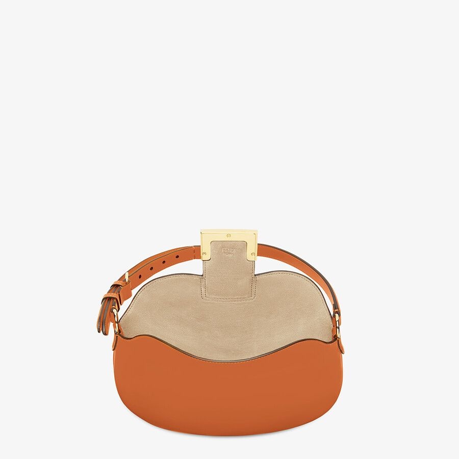 Brown leather bag - 5