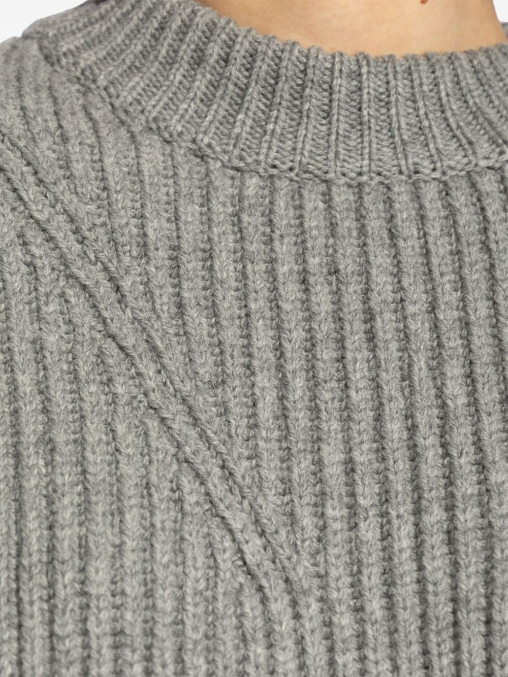 Jil Sander Women Maglione Girocollo A Coste - 5