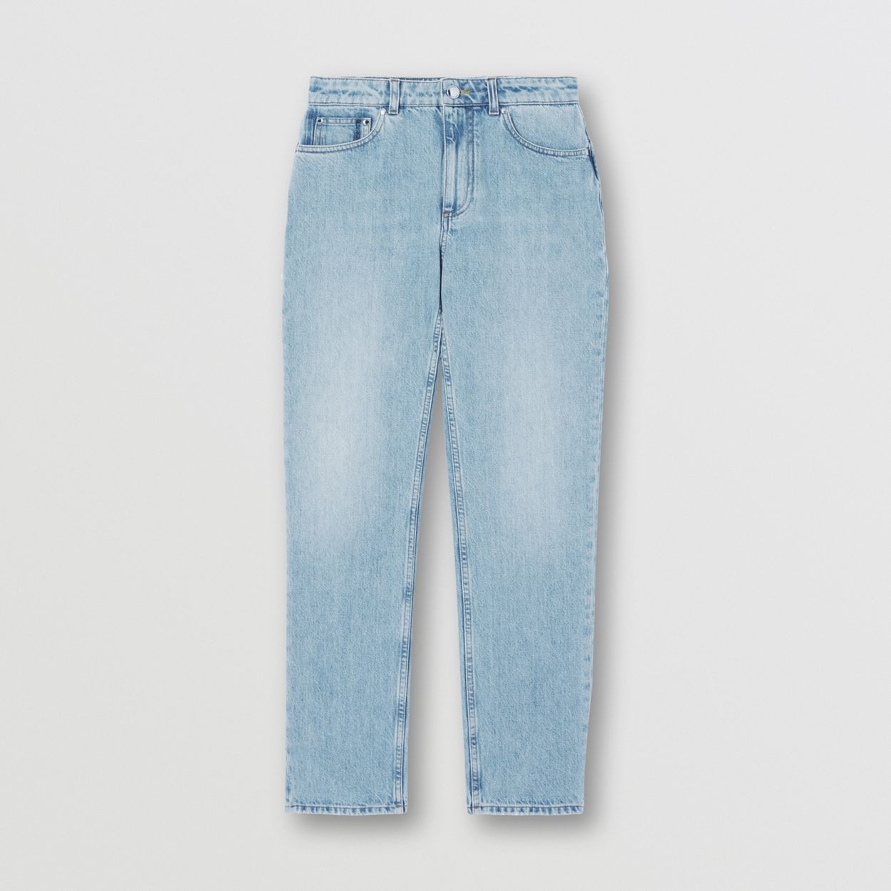 Straight Fit Pocket Detail Denim Jeans - 1