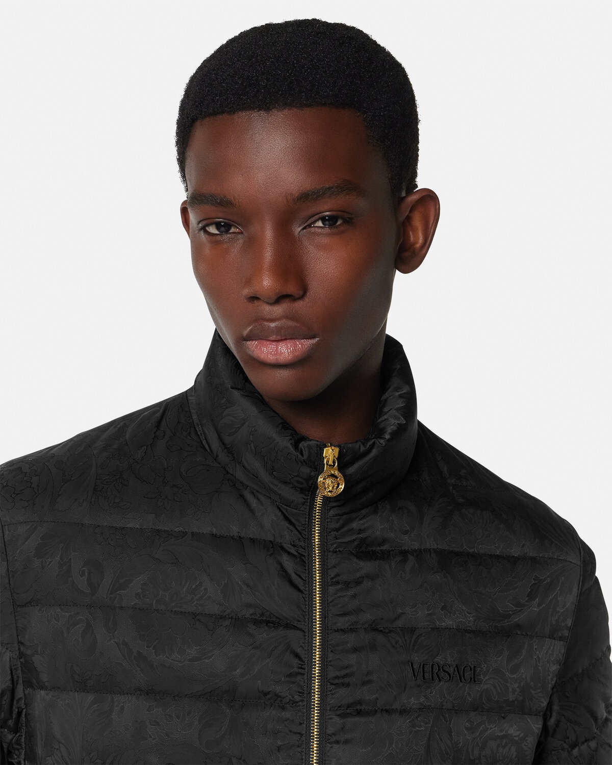 Barocco Jacquard Down Jacket - 3