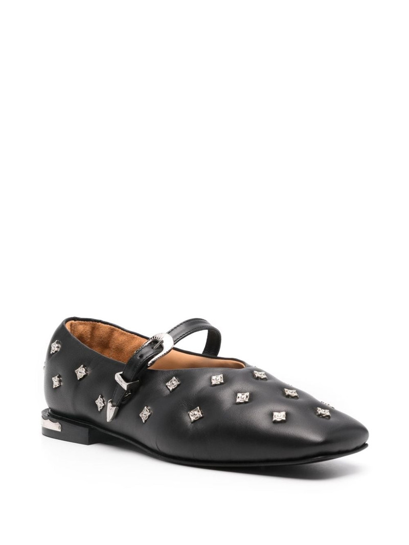 TOGA PULLA stud-embellished ballet flats outlook