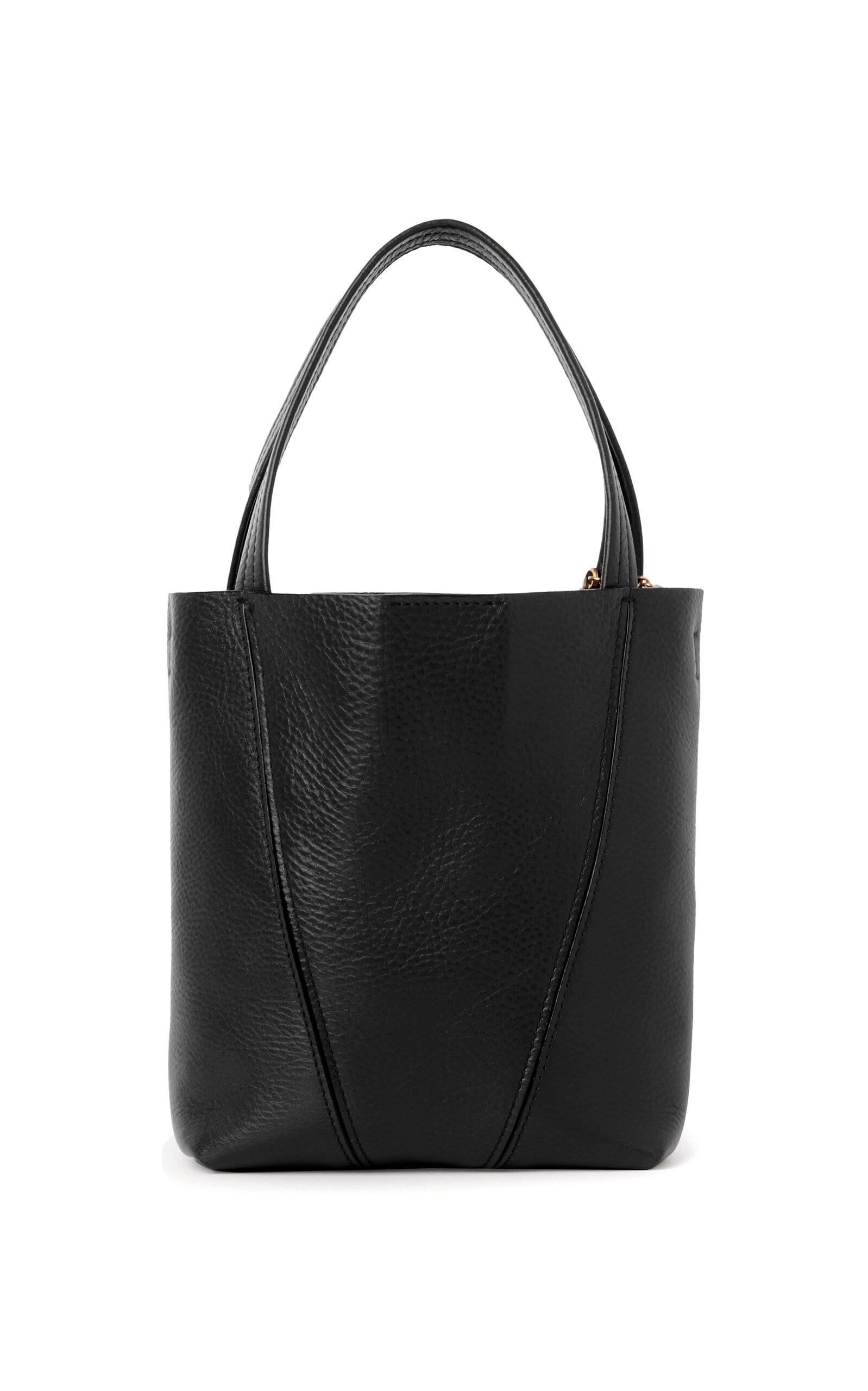 Spin Leather Tote Bag black - 3