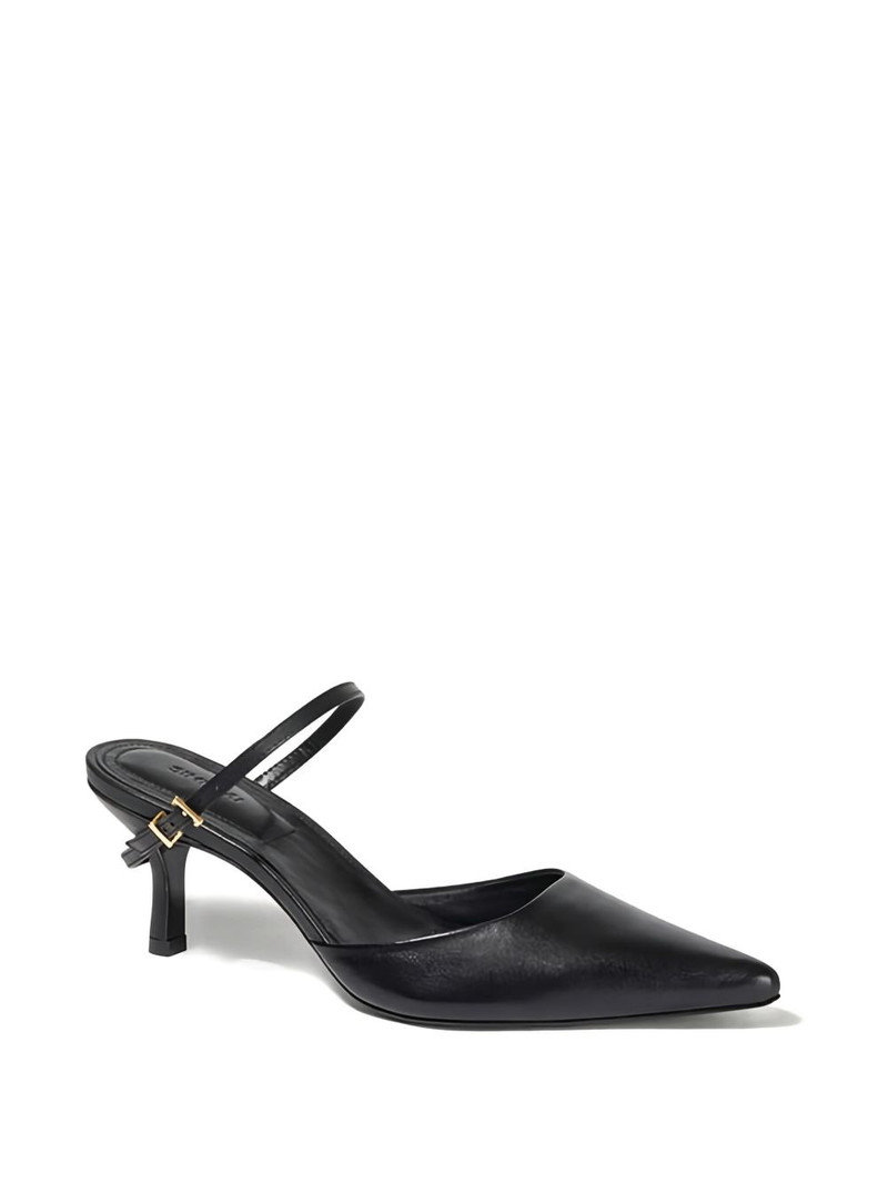 SIMKHAI 65mm Kieran pointed strap pumps outlook