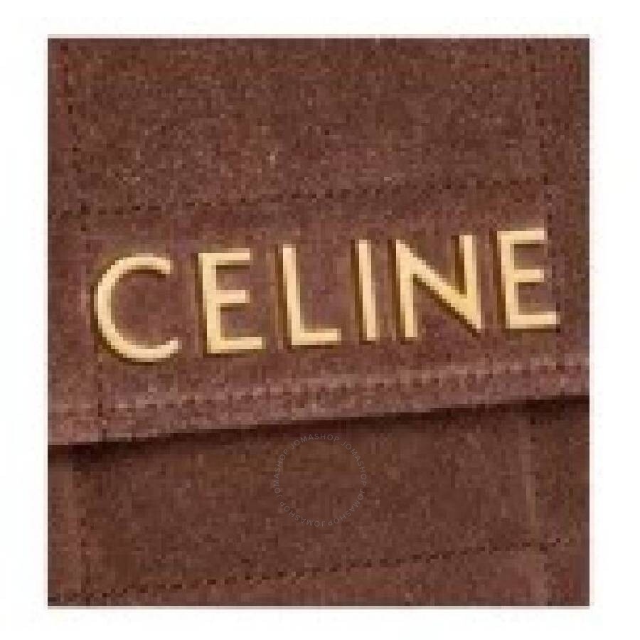 Celine Logo Monochrome Matelasse Shoulder Bag - 3